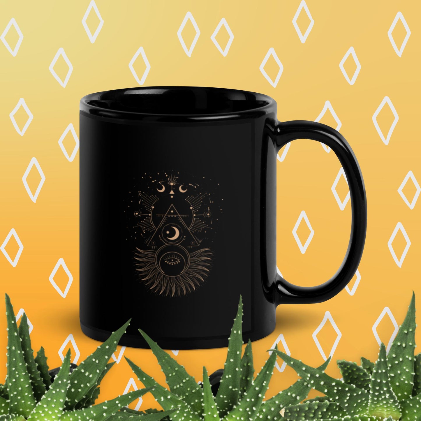 Black Glossy Mug